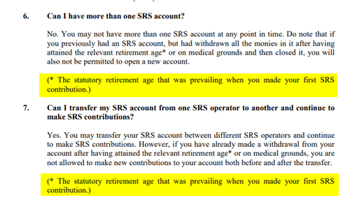 SRS Statutory Retirement Age 2